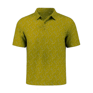 Polo de Golf personalizado bordado 88% poliéster 12% LICRA para hombre diseño ajustado sublimación personalizado - Product Image 1