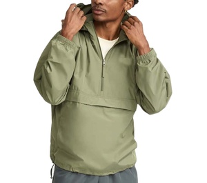 Chaqueta Cortavientos con Capucha para Hombre de Alta Calidad OEM, Ropa Casual de Invierno con Cierre de Cremallera, Estilo Moderno para Exteriores, Ropa de Verano - Product Image 1