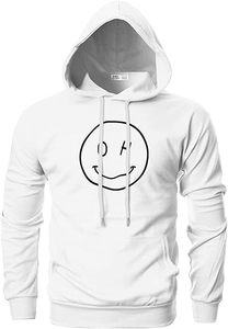 Pull à capuche basique coupe ajustée pour homme Sweat-shirt léger à manches longues Poche kangourou brodée Accessoire d'hiver solide - Product Image 2