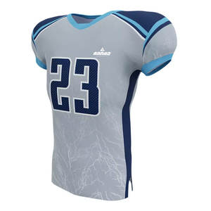 เสื้อเจอร์ซีย์อเมริกันฟุตบอลพิมพ์ลายเสื้อเจอร์ซีย์อเมริกันฟุตบอลสั่งทำโลโก้ OEM - Product Image 2