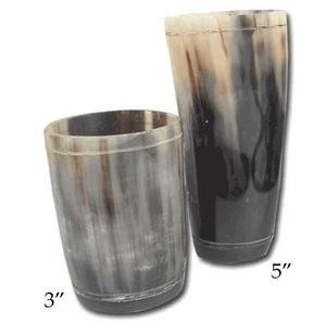 Unique Handmade Eco-Friendly Viking Horn Cup with Religious and Animal Designs for Collectibles and Gifting - Product Image 1