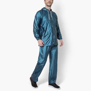 Nueva moda cortavientos de gran tamaño chándal de nailon de 2 piezas Conjunto de jogging chaqueta cortavientos reflectante chándal para hombres - Product Image 3