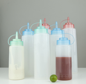 Botellas de plástico exprimibles de 24oz para fiestas, botellas de chorro de condimentos para adultos, salsa picante de 700ml, almacenamiento de líquidos de aceite de oliva - Product Image 4