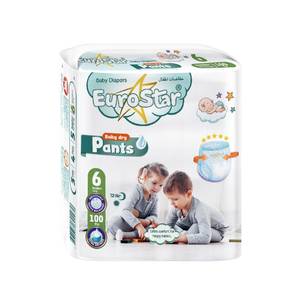 Pantalon de couche-culotte jetable XXL pull-up pour bébé tissu de coton uni doux style personnalisable produit d'usine OEM - Product Image 4