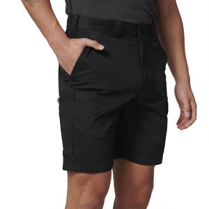 100% algodón verano peso pesado hombres Cargo Shorts Multi-bolsillo estilo Hip Hop logotipo personalizado ecológico Mid pantalones cortos de trabajo al aire libre - Product Image 3