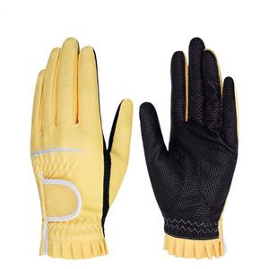 Manufacturer Best Quality Golf <b>Gloves</b> Cabretta Leather Breathable Anti Slip Colored Custom Golf <b>Gloves</b> With Own Logo - Product Image 6