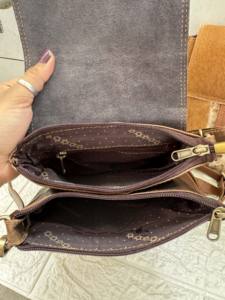 Premium Quality Luxury Cowhide Fur Leather Sling Bag Stylish Handbag Hair On Hide Fur Crossbody Luxury <b>Multi</b> Uses Bohemian Bag - Product Image 6