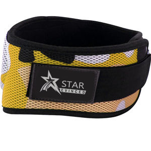 Ceinture de gymnastique en néoprène unisexe avec chaîne de trempage en cuir confortable Logo personnalisable Knee Fitness Safety pour la dynamophilie - Product Image 6