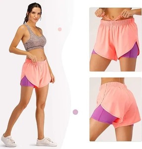 กางเกงขาสั้นผ้าฝ้าย100% สำหรับผู้หญิงกางเกงกีฬาขาสั้นผ้าเทอร์รี่ระบายอากาศได้สำหรับวิ่งฟิตเนสและโยคะธรรมดา - Product Image 4