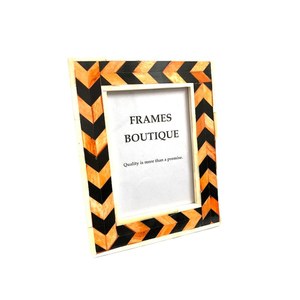 Superbe incrustation d'os et cadre photo en résine avec motif nacre pour la décoration intérieure - Product Image 1