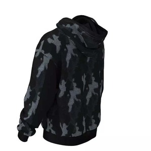 Custom 3D Puff <b>Hoodie</b> for Men <b>Oversized</b> <b>Long</b> Sleeves Cotton Sweatshirt with Sublimation Logo Breathable Hoodies Basics - Product Image 4