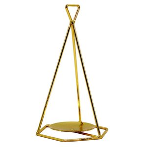 Durable Decorative Candle Stand for Home Entrance, Elegant Golden Metal <b>Tealight</b> Candle <b>Holder</b> for Living Room and Bulk Supply - Product Image 1