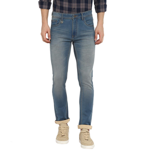 Pantalon en jean extensible pour homme, taille moyenne, fermeture éclair, décontracté, coupe classique, grande taille, qualité supérieure, Sweat-shirt confortable et personnalisé - Product Image 5