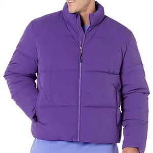 Nueva Chaqueta Acolchada Unisex Personalizada al por Mayor, Chaqueta Cortavientos con Cuello Alto y Cierre de Cremallera - Product Image 1