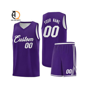 Ensembles de maillots de basket-ball personnalisés pour hommes, uniformes, vêtements de sport respirants, entraînement universitaire, maillot de basket-ball pour hommes - Product Image 5