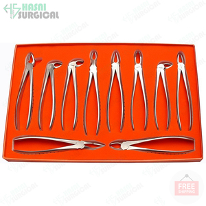 Juego de Fórceps para Extracción Dental, Herramientas de Ortodoncia, Tijeras, Espejo, Manual, Acero Inoxidable, Certificado CE - Product Image 5