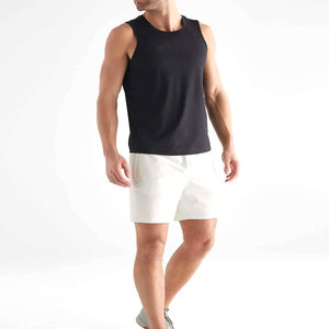 เสื้อกล้ามออกกำลังกายผ้าฝ้าย100% ลำลองสำหรับฤดูร้อนเสื้อกล้ามออกกำลังกายรุ่นพื้นฐานเสื้อกล้ามระบายอากาศได้ดีออกแบบโลโก้ได้ตามต้องการ - Product Image 1