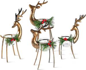 Bougeoirs Dîner romantique Or Décoration de la maison Bougeoir Chandelier Cadeaux de mariage Fabricant en gros Fournisseur - Product Image 1