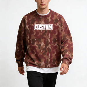 Sweat à capuche tendance pour homme en tricot gaufré doux avec strass, coupe classique, confortable, style streetwear décontracté, 100 % coton, écologique - Product Image 3