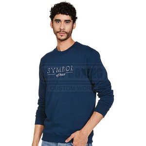 Sudadera para hombre con costuras duraderas y ajuste relajado para la comodidad diaria Sudadera para hombre con detalles de costura lateral - Product Image 1