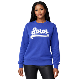 Sudadera Azul con Cuello Redondo de la Hermandad Zeta Phi Beta, Inspirada en los Fundadores de 1920, Hermandad Griega, Mujeridad Superior, Sudadera de Algodón Premium - Product Image 5