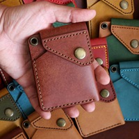 Dompet Kulit Asli Aaliyan Impex Desain Tahan Lama Penggunaan Sehari-hari Tahan Lama Berkualitas Tinggi Logo Dapat Disesuaikan Teknik Ukiran Modern
