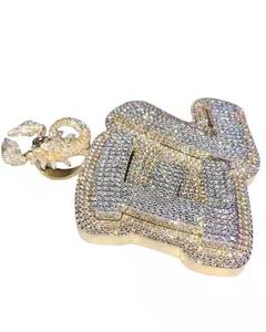 Collier pendentif cercle d'or avec pierre CZ Bijoux modernes élégants pour un look de tous les jours - Product Image 2