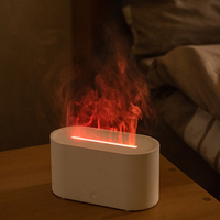 Diffuseur d'arômes ultrasonique LED mini USB avec lumière intelligente colorée 130ML, humidificateur d'air électrique pour la maison