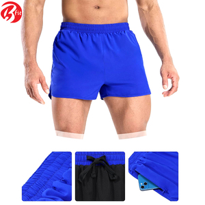 Pantalones cortos de entrenamiento informales transpirables ajustados multifuncionales para gimnasio, pantalones cortos para correr para hombre, recién llegados, pantalones cortos para correr - Product Image 3