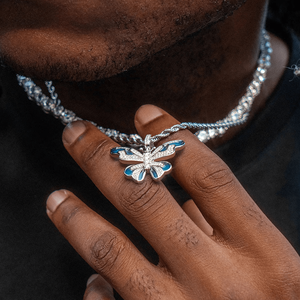 Pendentif Hip Hop personnalisé pour homme The Ice Legacy, plaqué or, en alliage, serti de diamants, pour cadeau de fête - Product Image 1