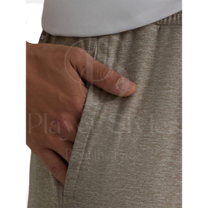 Joggers légers en coton/polyester pour hommes, logo personnalisé, taille mi-haute, délavage clair, coupe droite, style décontracté, haute qualité, teinture unie - Product Image 3