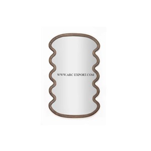 Miroir mural antique avec cadre en métal, grande taille, décoration d'intérieur, nouveau design, chambre à coucher, hall, salon, miroir décoratif d'accent mural - Product Image 1