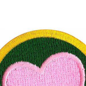 Meilleure vente de badges de broderie à la machine en matériau durable, marque privée acceptable, badges de broderie à la machine, votre conception - Product Image 2