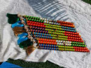 Gujrati weeding Sangeet dandiya dandiya dandiya แท่งไม้ตกแต่ง navratri ของตกแต่งพิเศษ Garba Night, dandiya Night - Product Image 3