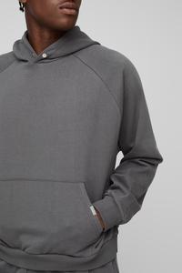 Pakistan <b>Top</b> Clothing Manufacturers Custom Streetwear Blend Logo <b>Raglan</b> Pullover Slim Fit Hoodies Wholesale - Product Image 4