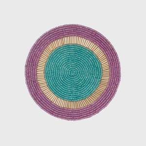 ที่รองแก้วลูกปัดสำหรับเป็นของขวัญในงานขึ้นบ้านใหม่ ที่รองแก้วลูกปัดออกแบบเองสำหรับบาร์ในบ้าน ที่รองแก้วเครื่องดื่มลูกปัดสไตล์วินเทจ - Product Image 2