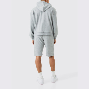 Sudadera con capucha unisex extragrande de forro polar grueso personalizada, nueva colección de invierno, estilo urbano, bordada, en blanco, de poliéster y algodón. - Product Image 6