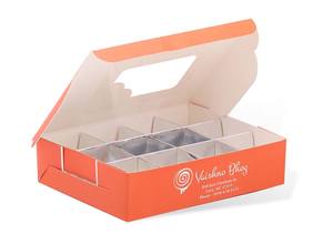 Caja de Cartón Plegable Impresa Personalizada para Dulces, Galletas, Donuts, Postres, Embalaje de Papel, Caja de Regalo para Envío, Venta al Por Mayor |   Envases para Alimentos - Product Image 4
