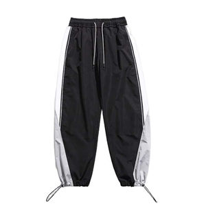 Personalizar de alta calidad de nylon bordado serigrafiado deporte Jogger gimnasio transpirable pantalones de pierna suelta para los hombres - Product Image 5