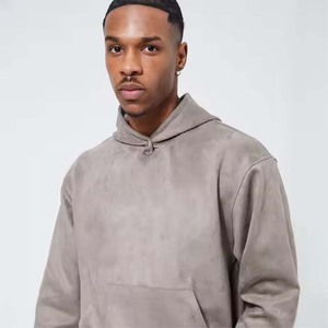<b>Acid</b> Wash Sun Faded Distressed Plus Size Men's Hoodies & Sweatshirts <b>Drop</b> Shoulder Plain Hoodie from Pakistan - Product Image 5