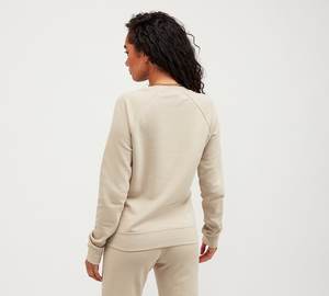 Ensemble de survêtement décontracté en molleton pour femme, 2 pièces, haut court à col rond, automne-hiver - Product Image 6