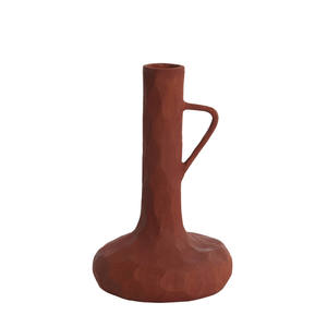 แจกันโลหะดีไซน์ยอดนิยมที่มีรูปทรงร่วมสมัยที่โดดเด่นสำหรับการตกแต่งบ้านอินเทรนด์ - Product Image 1