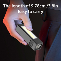 44 Tahun Pengalaman Pabrik, Senter LED Mini EDC 600 Lumen, Bahan Aluminium Alloy, Jarak Sinar 82m, Dapat Diisi Ulang 18650, IP44, OEM ODM Gratis