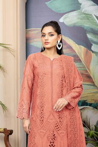 Listo para usar vestidos casuales de Verano Indio pakistaní estilo de fiesta vestidos de mujer parche bordado trabajo hermoso vestido - Product Image 6