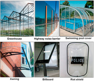 Panneau mural Offre Spéciale pour toit de serre Feuille de <span class=keywords><strong>polycarbonate</strong></span> Plaques PC Utilisation extérieure pour les matériaux de construction - Product Image 3