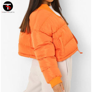 Nouvelles vestes recadrées pour femmes 100% Polyester meilleure qualité coton longue longueur personnalisable Style bulle prix de gros - Product Image 5