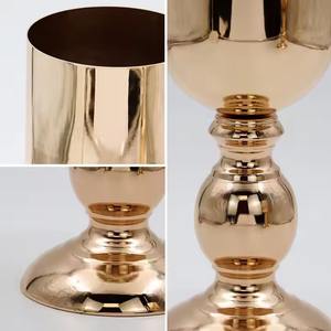 Vase à fleurs personnalisable Vase élégant personnalisé pour la maison et le bureau Vase en métal en fer Décor en métal intemporel - Product Image 4