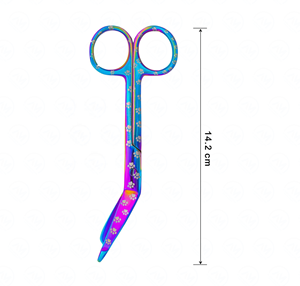 Ciseaux à pansement pour soins infirmiers 5.5 "Paws design Ciseaux médicaux certifiés CE - Product Image 5