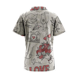 Alta calidad mujer 100% algodón para Polos transpirable Casual nuevo diseño patrón sólido sublimación camiseta personalizada venta - Product Image 2