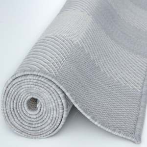 Alfombra Reversible de Polipropileno para Exteriores, Moderna, Jacquard, Gris, 700GR - Product Image 5